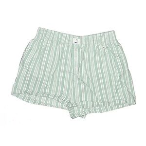 Mint Striped Women's Shorts